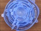 Silicone - Food Lids Covers 6 PCs