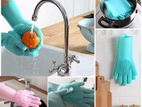 Silicone Hand Gloves Dish wash Safety -
