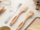 Silicone Kitchen Spatula with Basting Brush Set