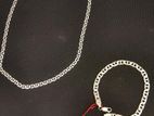 Silver Chain & Bracelet