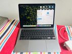 Silver coloured apple Mac book air M1 for sale