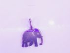 Silver Elephant Pendent