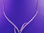 silver necklace