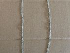 silver necklace