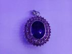 Silver with Stone Pendant