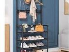 Simple floor Hat & Shoe Rack - Lightweight 80cm Width 6 feet height