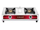 Singer 2 Burner stainless Steel Gas Cooker (STT-2BSS-N)