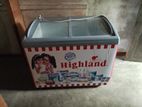 Singer 336L Curved Glass Top Freezer.