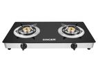 Singer Glass Top 2 Burner Gas Cooker