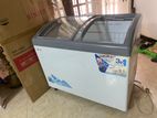 Singer - SDF-336GI Curved Glass Top Freezer