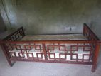 Teak Bed with Singer Spring Mettress
