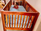 Single Bed Size Baby Cot with Mattress