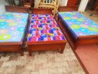Single Bed With Mattress 6ft *3ft