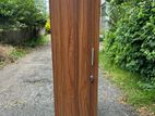 Single Door Cupboard Brown 66x16Inch