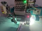 Single heads embroidery machine with sequences ,beads and cording