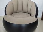 Single Inflatable Round Shape Sofa - 1pcs