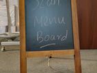 Single Side Black Menu Board 2x1.5