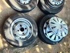 Alloy Wheel with Tire 145/70/12