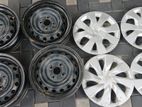 Size 14.5" Car Rim Set with Cups