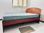 Size 6'x5' Damro Bed with 7-Inch Spring Mattress