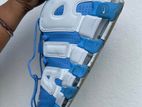 Skeyty · Nike Air More Uptempo White/Blue Sneakers