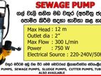 Sludge Pump ගල්, වැලි, සහිත මඩ වතුර (අපවිත්‍ර ජලය) පොම්ප කිරීම සඳහා