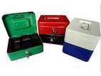 Small Cash Box 10 Inch With Key ( Different Colours )