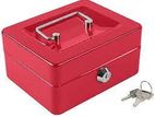 Small Cash Box with Combination Lock Portable Metal Money