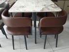 Small Dining Table with 4 Chairs