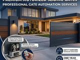 Smart Automatic Sliding Gate Opener (Wi-Fi + Safety Kit)