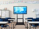 Smart Board with TV 42"-100" Movable Trolly Stand