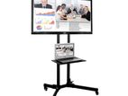 Smart Tv Mobile Cart Movable 26"-65" Rolling Stand
