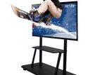Smart Tv Stand Portable Mobile Cart Movable 32"-75"