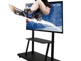 Smart Tv Stand Portable Mobile Cart Movable 32"-75"