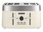 Smith + Nobel Colour Kitchen Digital Toaster Almond 4 Slice