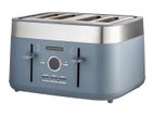 Smith + Nobel Colour Kitchen Digital Toaster Steel Blue 4 Slice