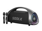 Sodlk 2026 New S1617 Outdoor Boombox Speakers with Dual Mic (320W)