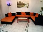 Sofa Complete Set Including Mahogany Coffee Table