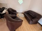 Sofa set with coffe table