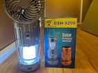 Solar Camping Light With Fan GSH-9299 (P04401)