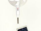 Solar Fan with Panel and Battery Rechargeable
