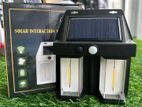 Solar interaction wall lamp