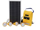 Solar Light Home Lighting System With FM Radio 0s