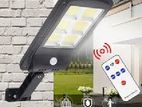 Solar Motion Sensor Wall Light- 6 COB Outdoor Street- Lamp Remote