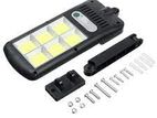 Solar Motion Sensor Wall Light- 6 COB Outdoor Street- Remote