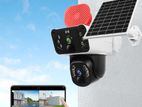 Solar Power 4G Sim 4MP Dual Lens Outdoor Camera