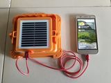 Solar Power Charger / Bank with Emergency Light