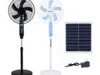 Solar Power Fan Rechargeable with Battery