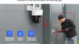 Solar Powered 1080P Battery cctv cameras human detection track BG622-TZ