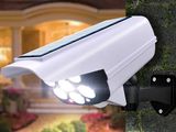 Solar Powered Security Light with Simulation Dummy Camera